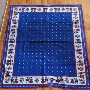 Kolf Made in Austria Folk Art Tablecloth